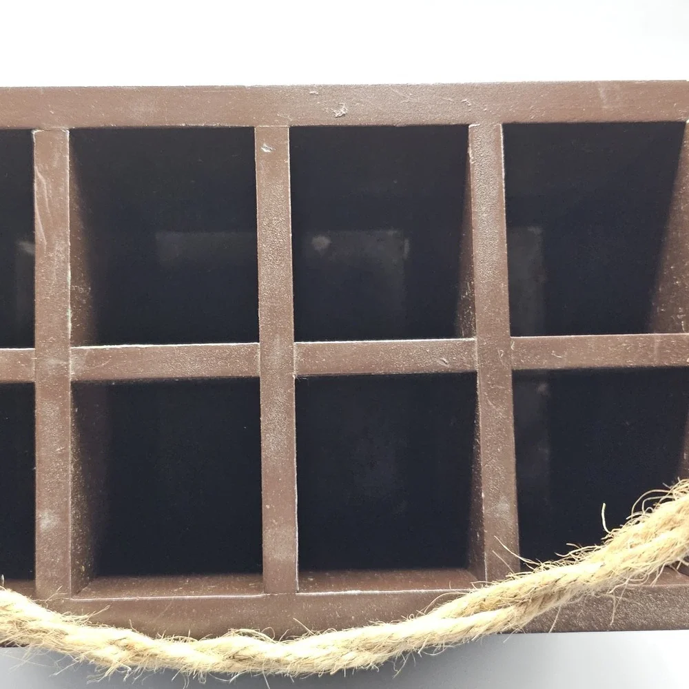 Vintage Wooden Seed Box Caddy Cottagecore Grandmacore M Tender Valley Garden Tin
